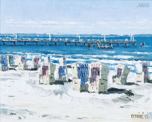 Stefan Dobritz (Lübeck 1965). Beach of Niendorf.