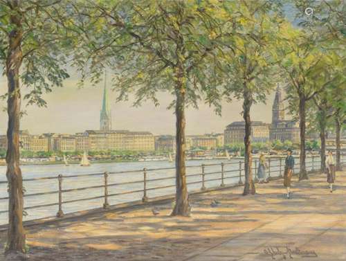 Otto Schulz-Stradtmann (Hamburg 1892 - Hamburg 1960). View o...