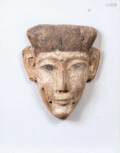 An Egyptian Sarcophagus Mask.