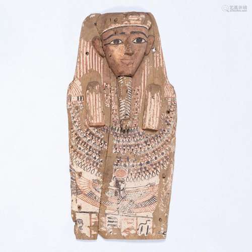 The Upper Part of an Egyptian Coffin Cover.