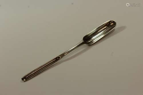 A George II Sterling Silver marrow Scoop. Ann Hill. London 1...