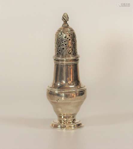 A George II Sterling Silver Caster. John Delmester. London 1...