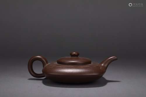 CHINESE YIXING TEAPOT , 17.5 X 12.5 X 5.5CM