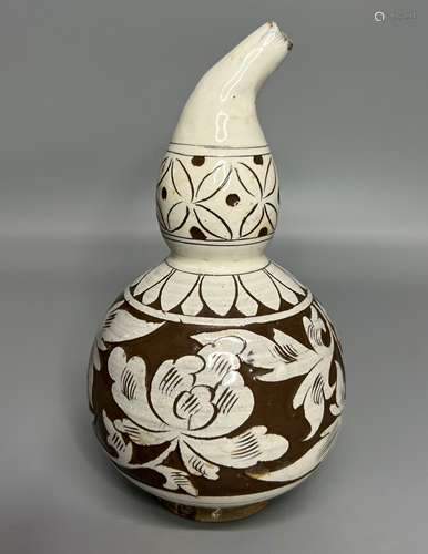 CHINESE DOUBLE GOURD VASE ,H16CM