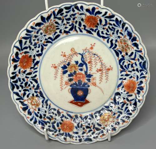 CHINESE FAMILLE ROSE PLATE ,D22CM