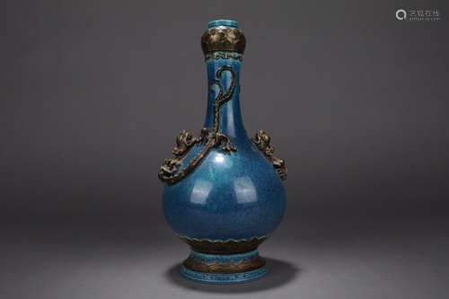 CHINESE PORCELAIN VASE ,H26.5CM