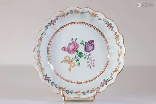 China Compagnie des Indes large bowl decorated with flowers ...