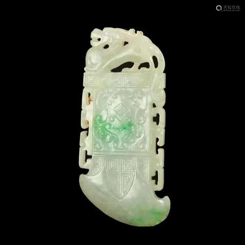 A JADEITE PENDANT