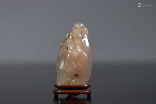 China 19th century agate vase