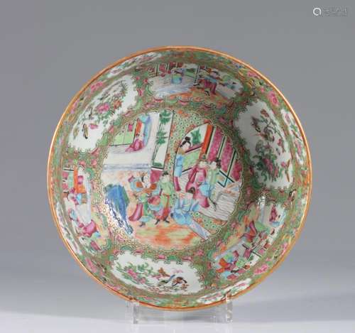 China large basin in Canton porcelain