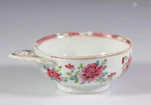 China porcelain bowl with handle 18th Qianlong