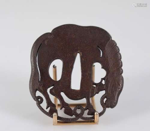 JAPAN EDO Period (1603 - 1868) Tsuba Provenance: Gaston-Loui...