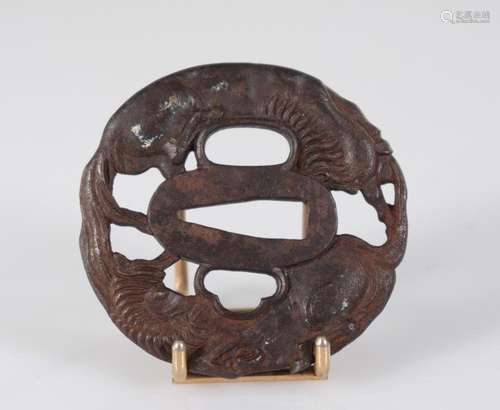 JAPAN EDO Period (1603 - 1868) Tsuba Provenance: Gaston-Loui...