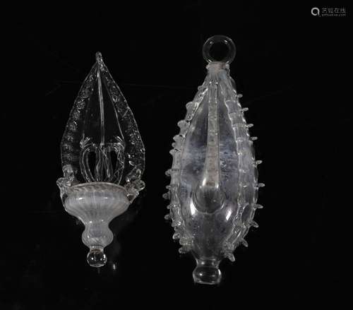 18th century blown glassware