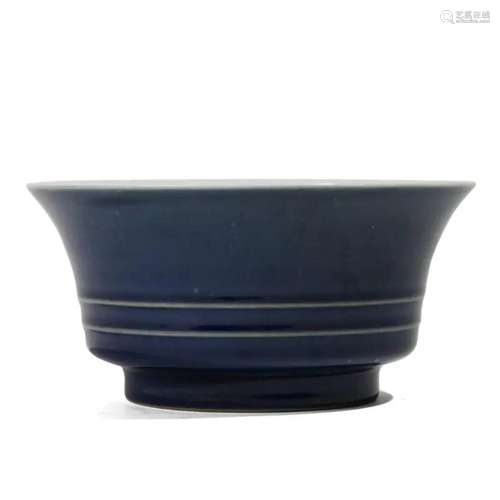 A BLUE-GLAZED BOWL