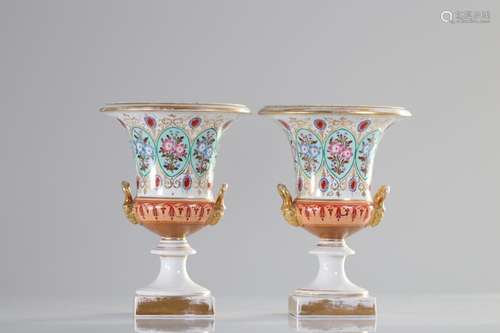 Pair of Paris porcelain basins