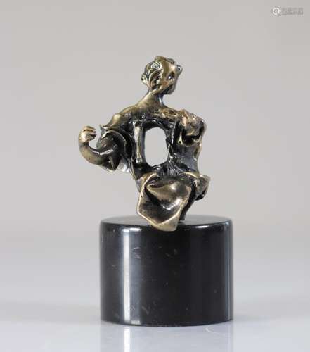 Salvador Dali "MADONNE DE PORT LLIGAT" Metal with ...