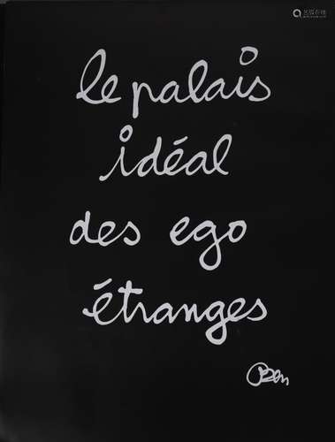 Ben Vautier "The ideal palace of strange egos" - B...