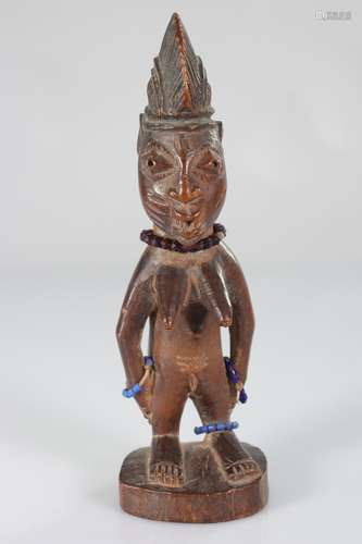 Africa - Ibidji wooden statuette - early 20th century