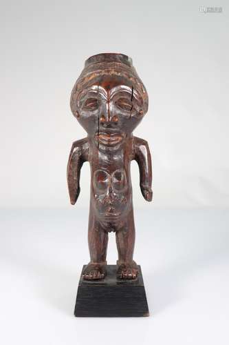 Africa - Bena Lulua Cup Statue - early 20th century