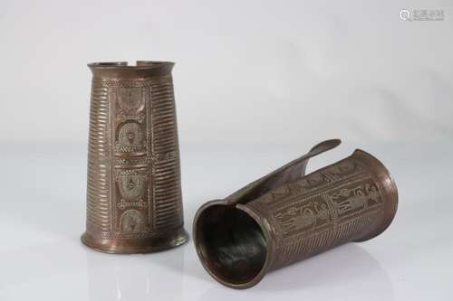 Problem. Africa - Pair of cuffs - early 20th