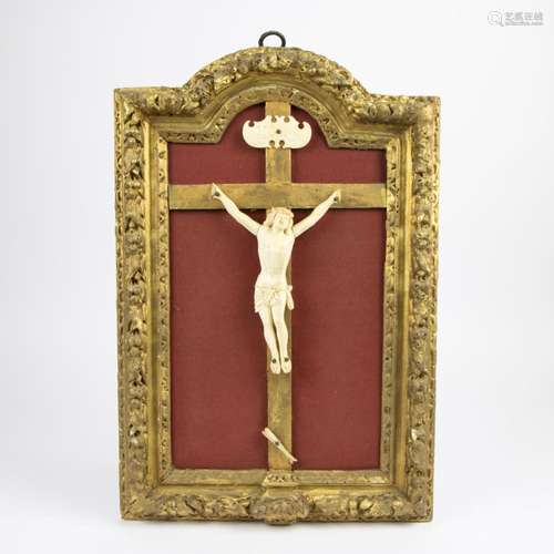 18th century Christ in gilded frame