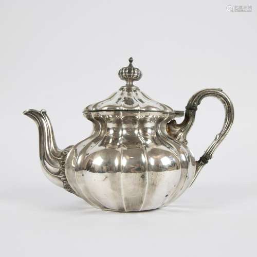 Silver teapot Belgian