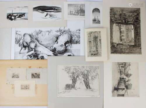 Collection of etchings