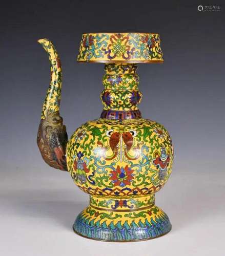 A Cloisonne Ewer 19thC