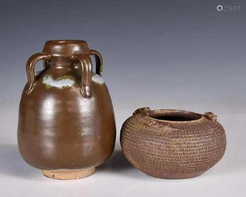 Two Pottery Jars