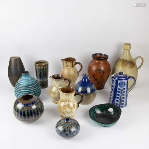 Collection of pottery ao Bouffioulx, Ba-Ko