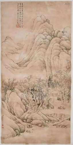 Zhang Zongchang (1686-1756) Landscape Qian Long