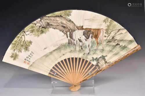 Liu Kuiling (1885-1967) Folding Fan