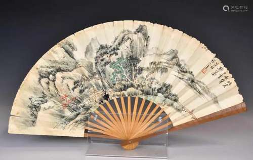 Fan Haolin (1885-1962) & Wang Fuan(1880-1960) Fold