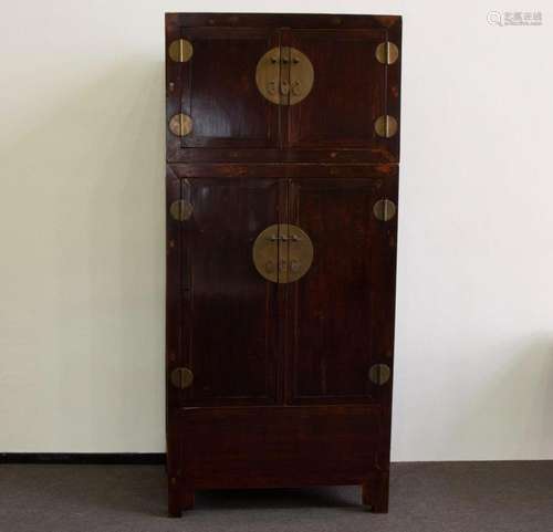 Chinese stacking cabinet 'Peking furniture' late 18t...