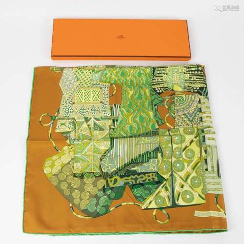 Hermes - Paris scarf in original box