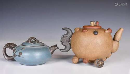 Two Zisha Teapots