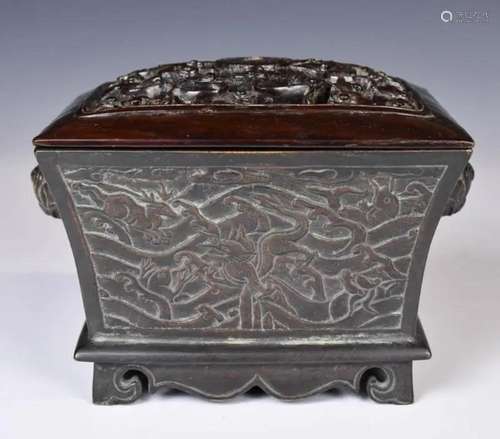 A Bronze Censer with Cover 16-17thC