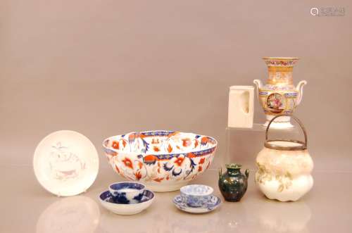 A group of Victorian and later European ceramics, including ...
