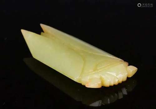 A Jade Cicada Carving