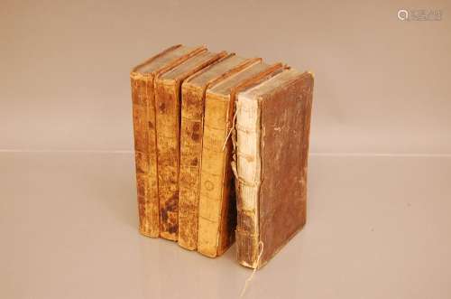 Four 18th century Volumes of the Spectator, Glasgow, 1791, l...