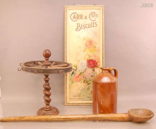 A group of miscellaneous items, comprising a Carr & Co. ...