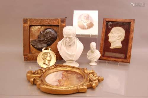 Five Victorian and later commemorative items, including a Pa...