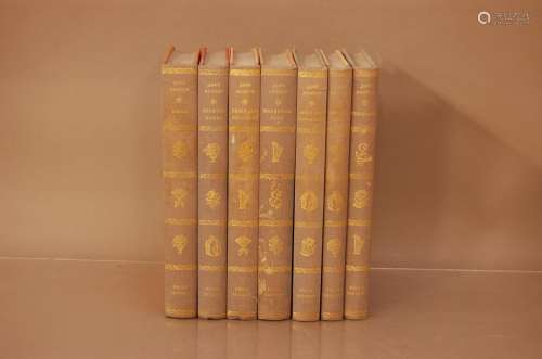 A Jane Austen 1975 Folio Society set, missing the slipcover,...