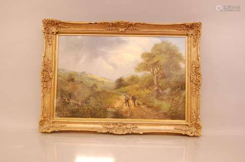 George Tanner (British, 19th century) 39cm x 59cm oil on boa...