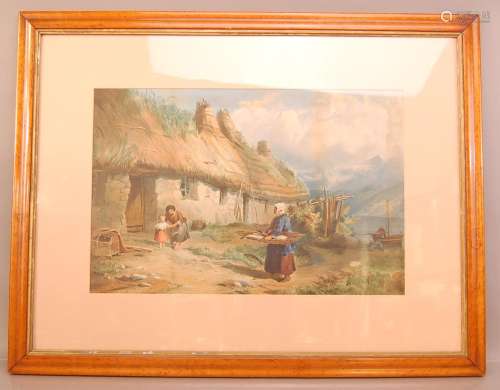 J.H Mole (British, 1814-1886), 40cm x 60cm, watercolour, a w...
