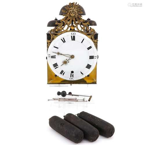 A French Comtoise Clock