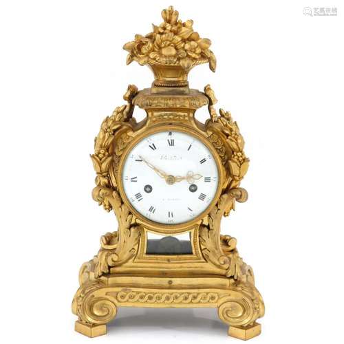 A French Pendule Signed Bechera Paris