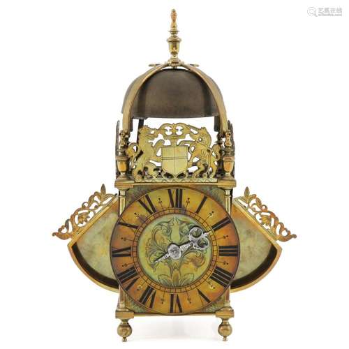 An 18th Century Winged Lantern Clock