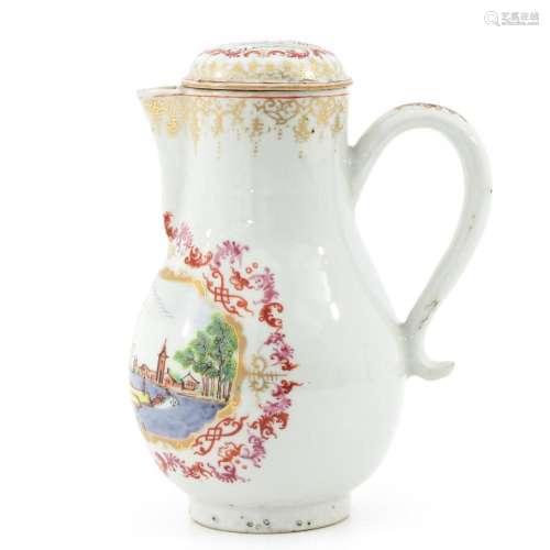 A FAMILLE ROSE PITCHER